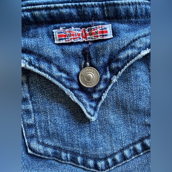 Hudson Rolled Hem Denim Shorts - Picture 3 of 8